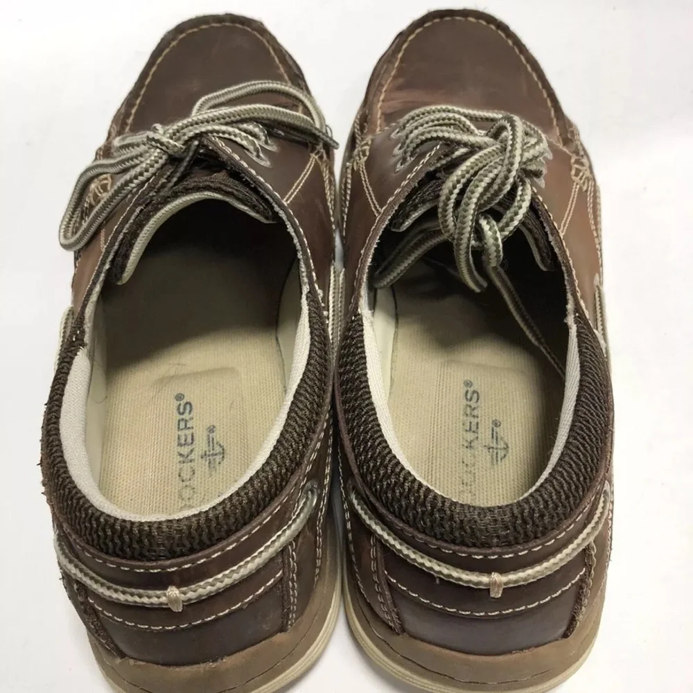 Dockers Men’s Lakeport, Brown Boat Shoes, Size 8 D.